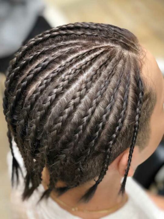 men’sコーンロウ